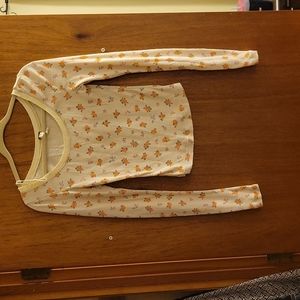 We the free floral waffle knitthermal